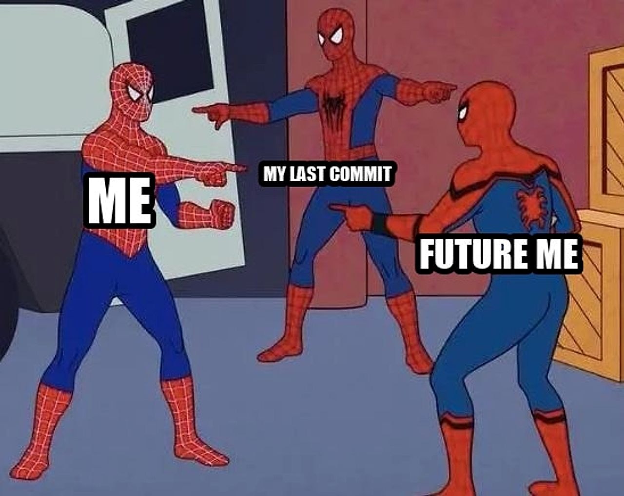 3 Spiderman Pointing seeded example