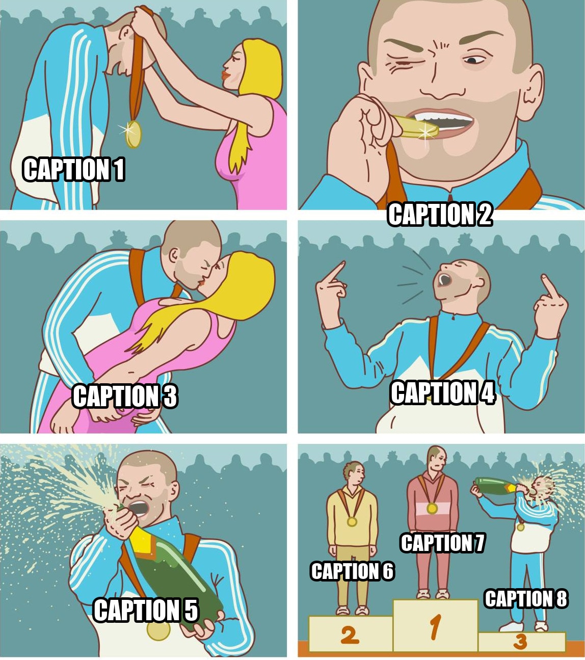 3rd Place Celebration seeded example