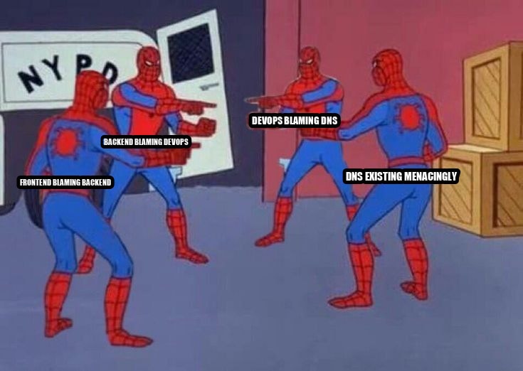 4 Spiderman pointing at each other seeded example