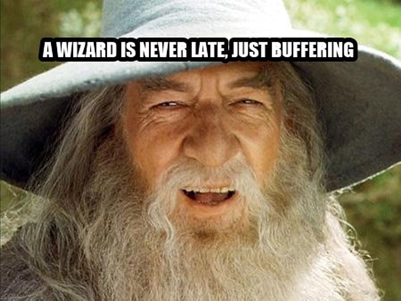 A Wizard Is Never Late seeded example