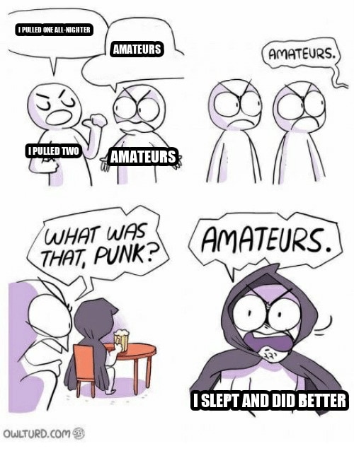 Amateurs seeded example