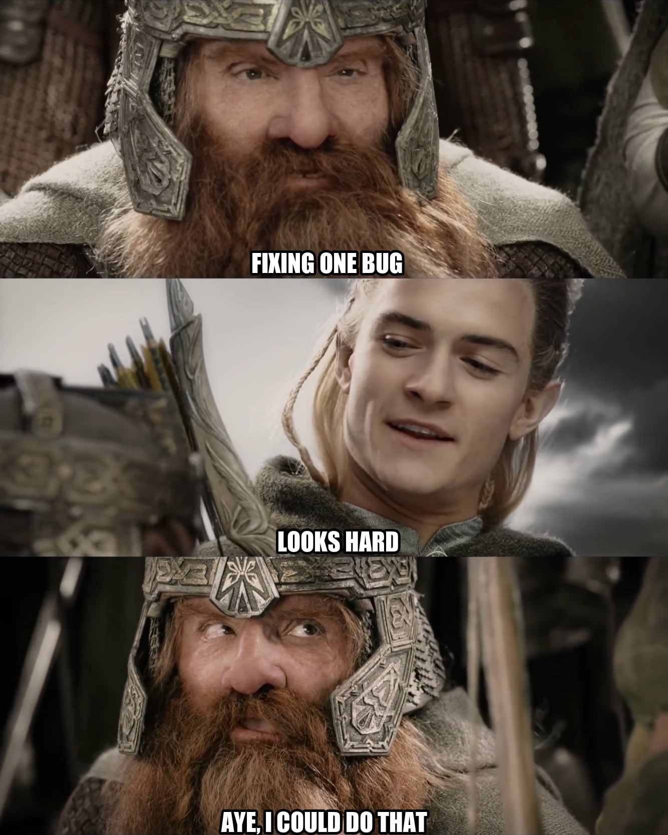 Aye, I Could Do That Blank seeded example