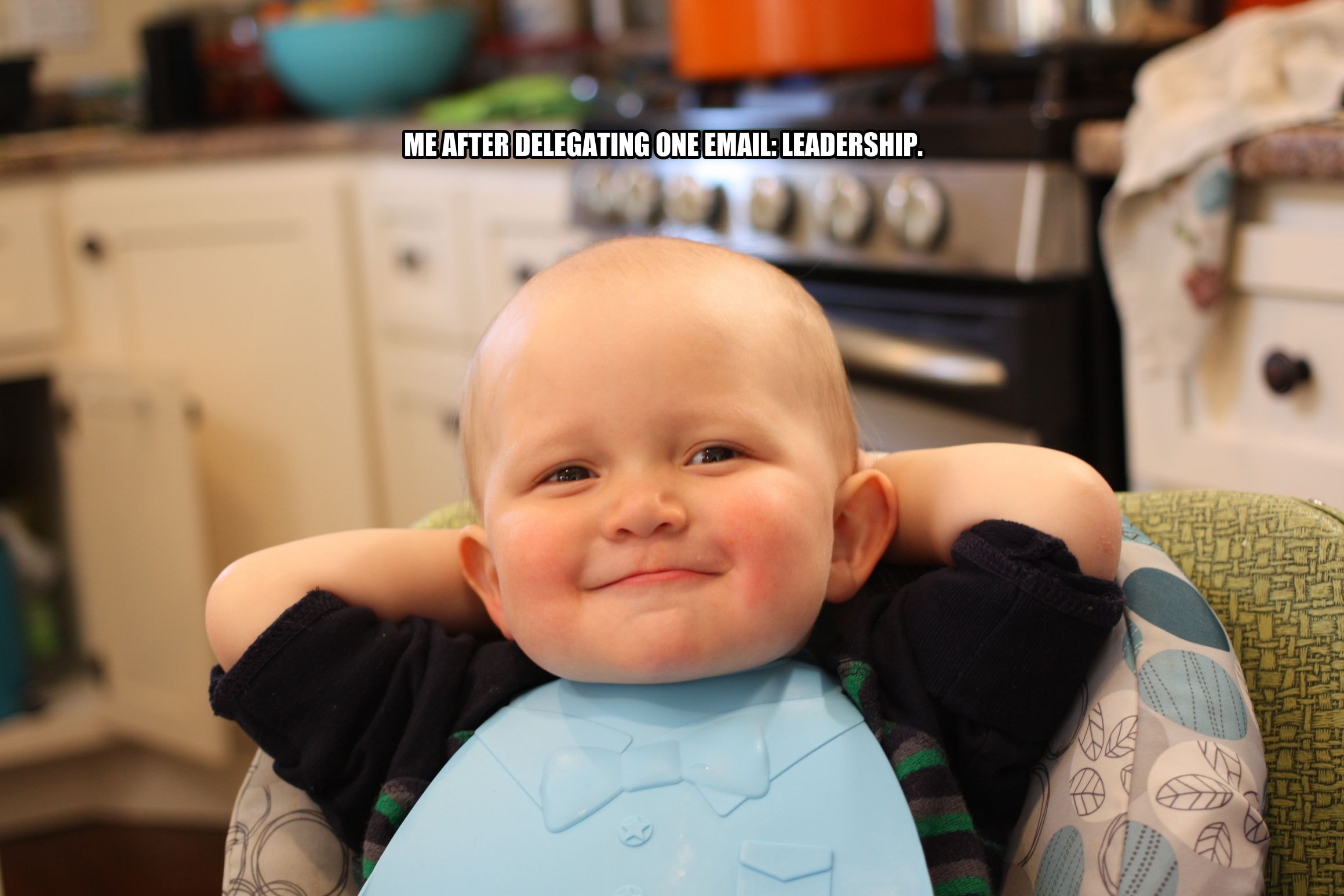 Baby Boss Relaxed Smug Content seeded example