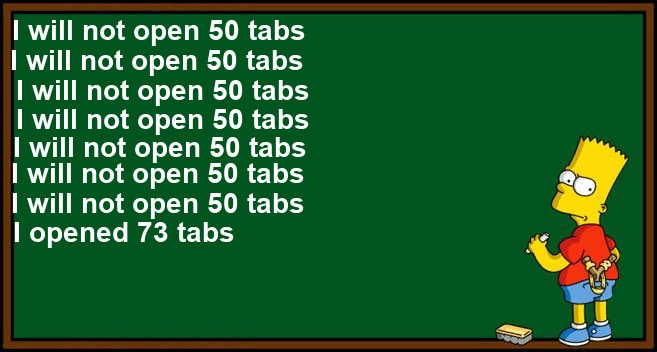 Bart Simpson - chalkboard seeded example