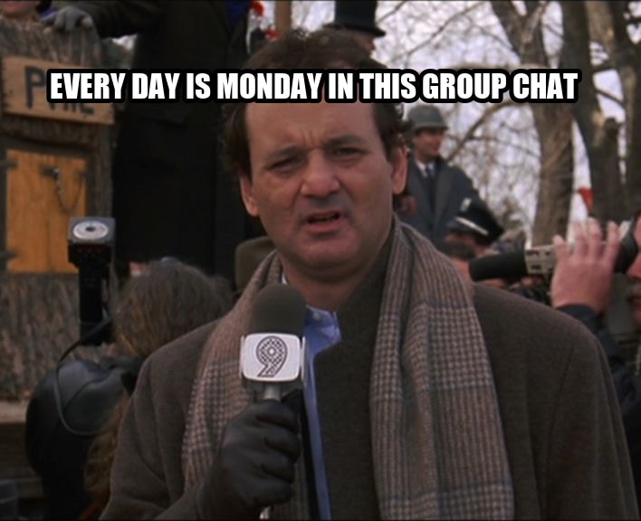 Bill Murray Groundhog Day seeded example