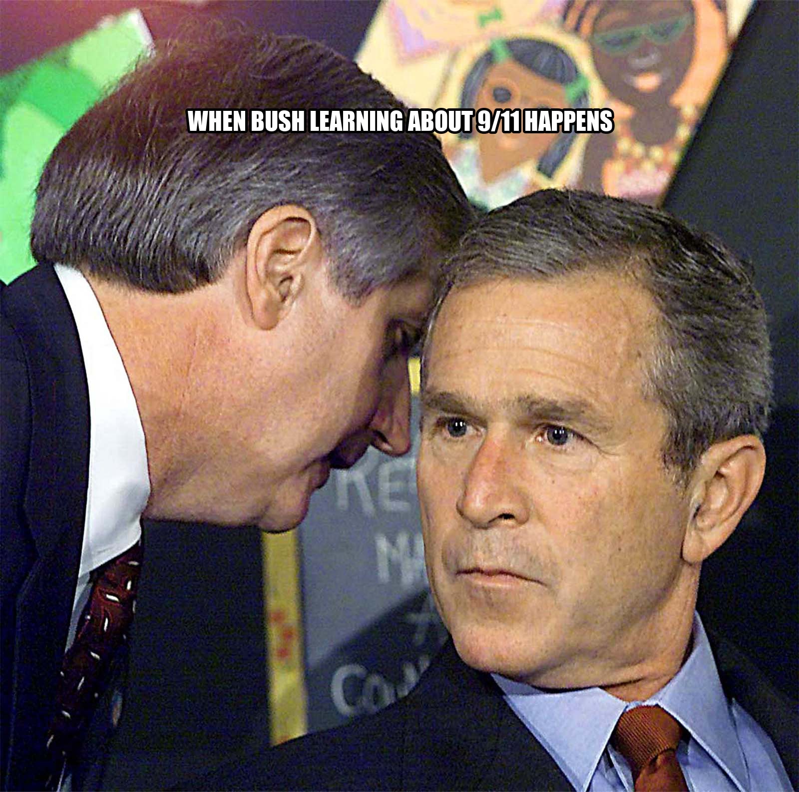 Bush Learning About 9/11 seeded example