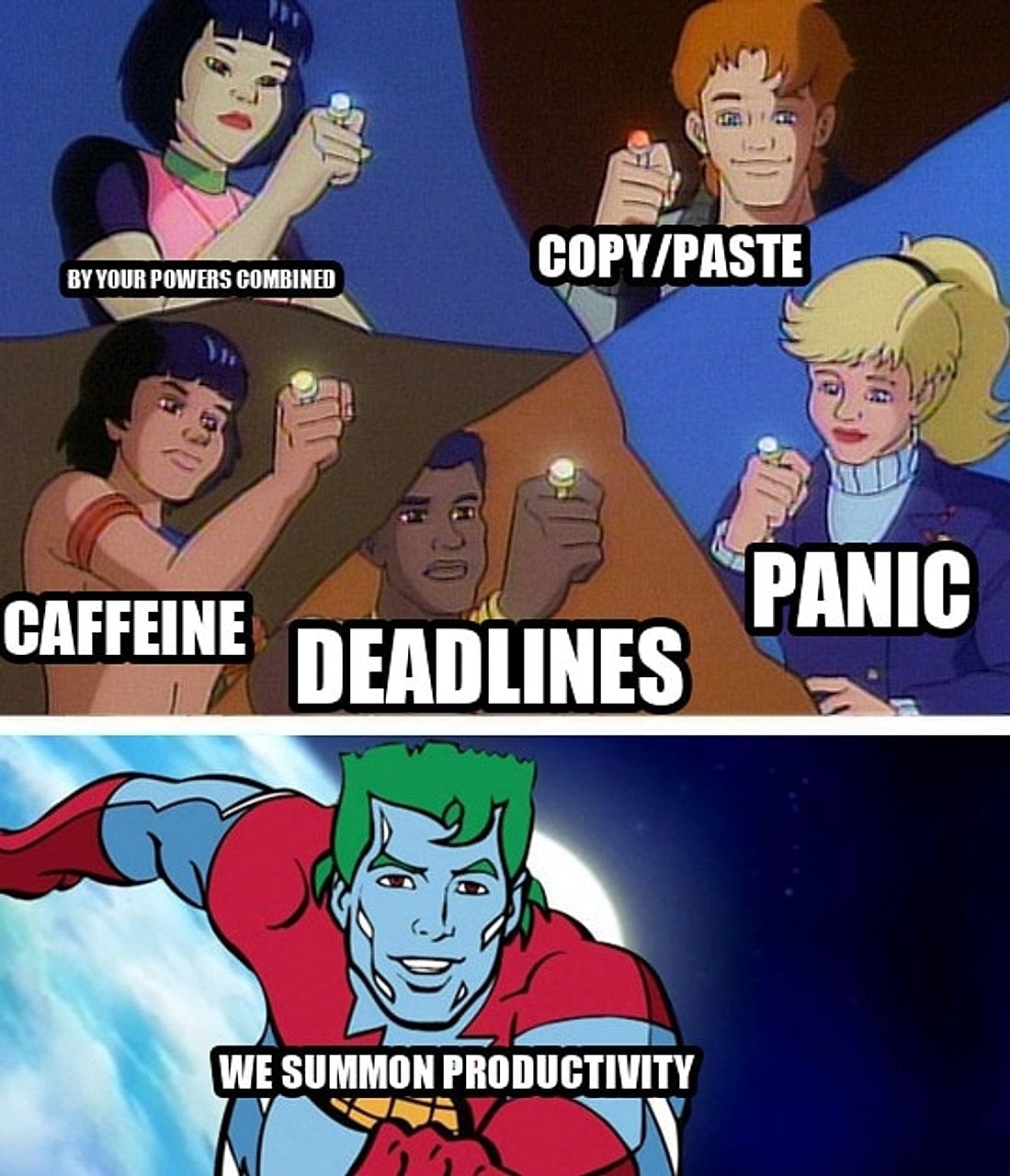 Captain planet with everybody seeded example