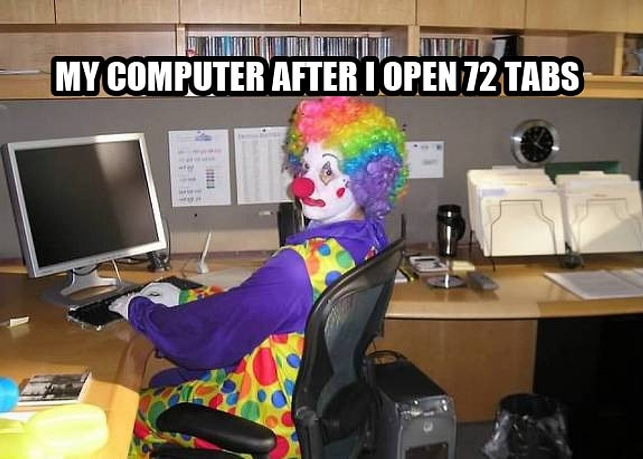 clown computer seeded example