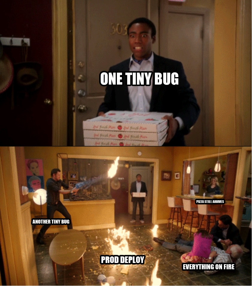 Community Fire Pizza Meme seeded example