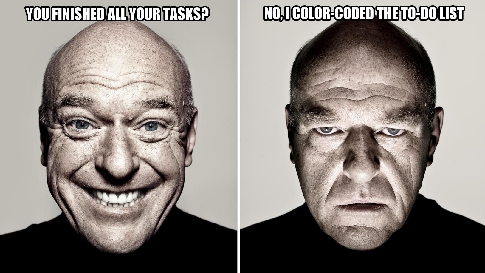 Dean Norris's reaction seeded example