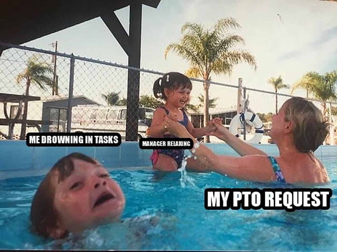 drowning kid in the pool seeded example