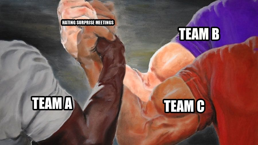 Epic Handshake Three Way seeded example