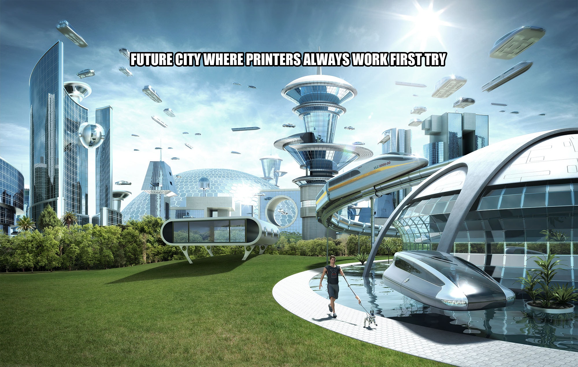 Futuristic Utopia seeded example