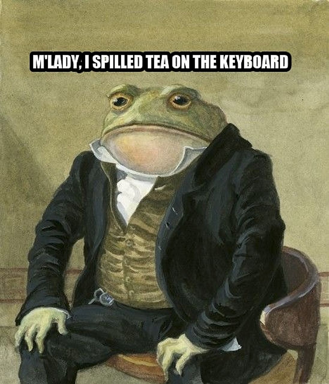 Gentleman frog seeded example