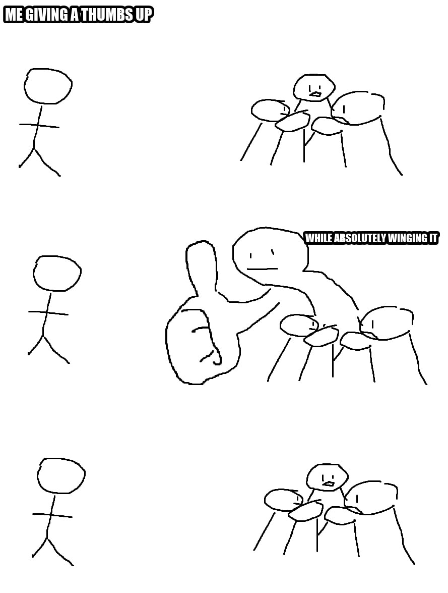 Giant Thumb Guy seeded example