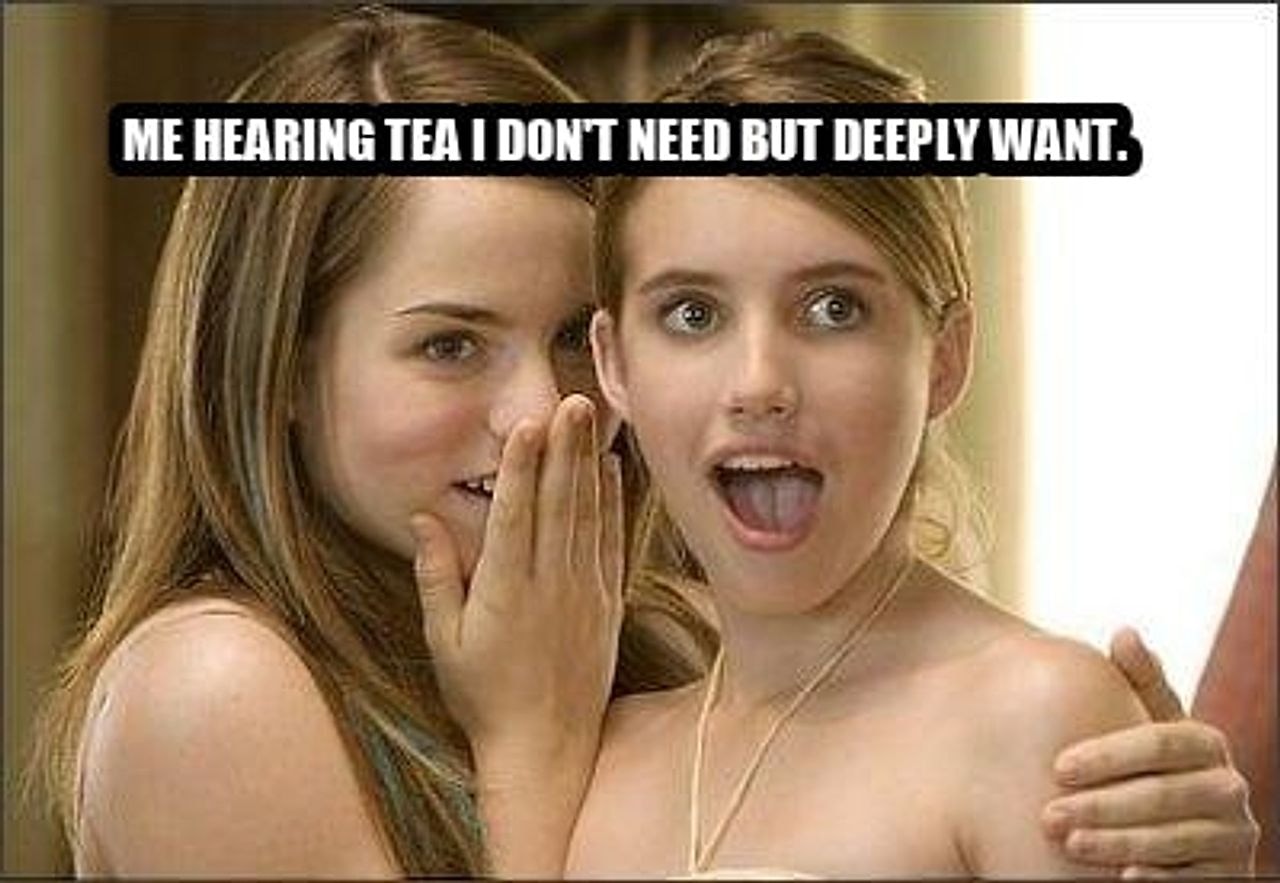 Girls gossiping seeded example