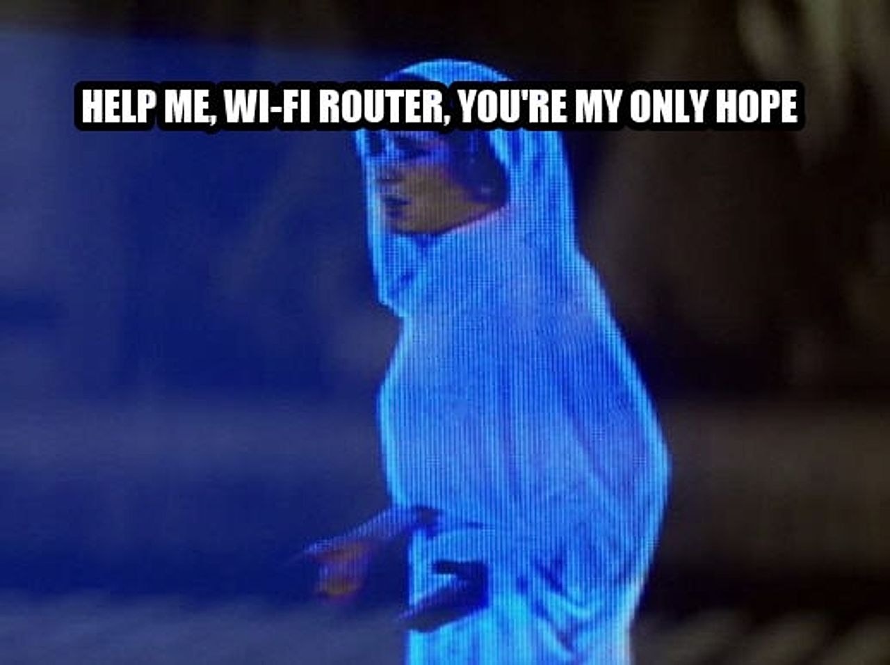 Help Me Obi-Wan, You're our only hope. seeded example