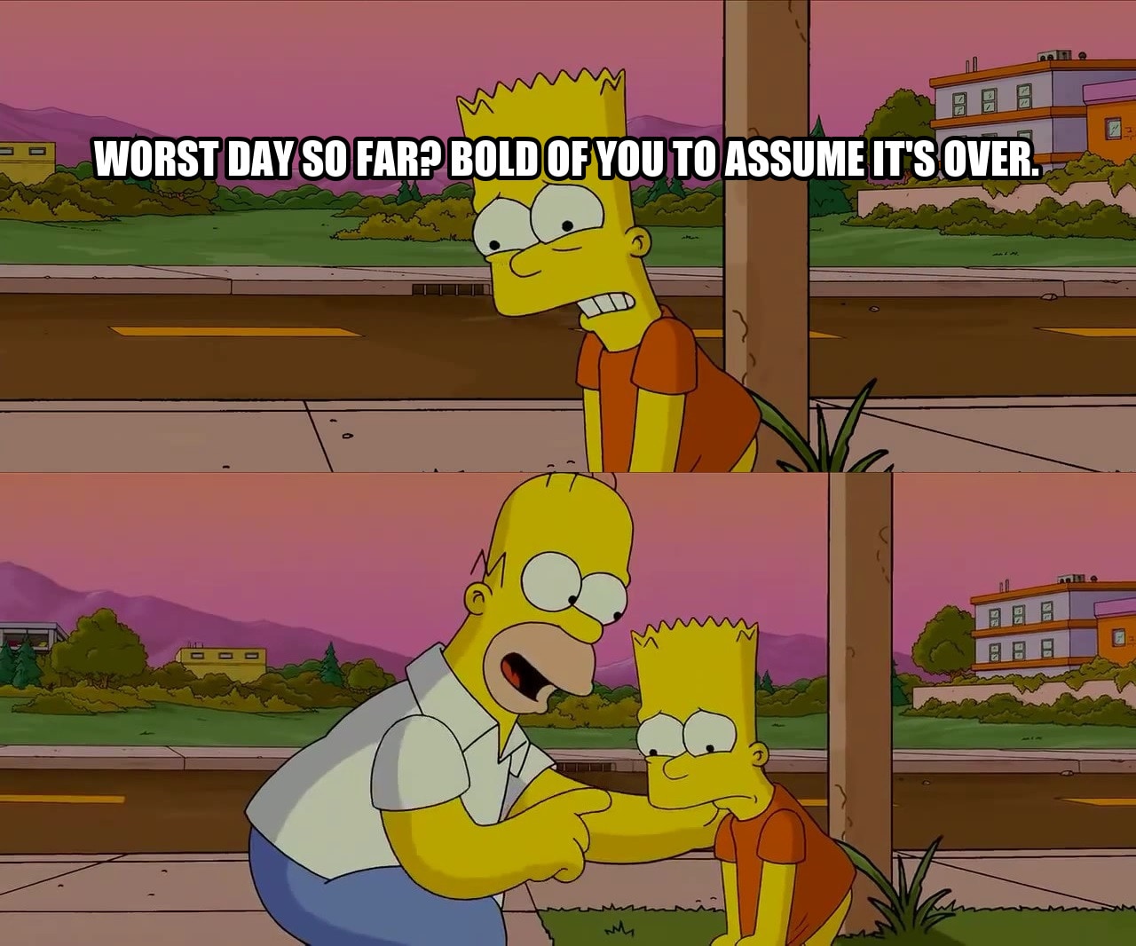 Homer and Bart worst day so far seeded example
