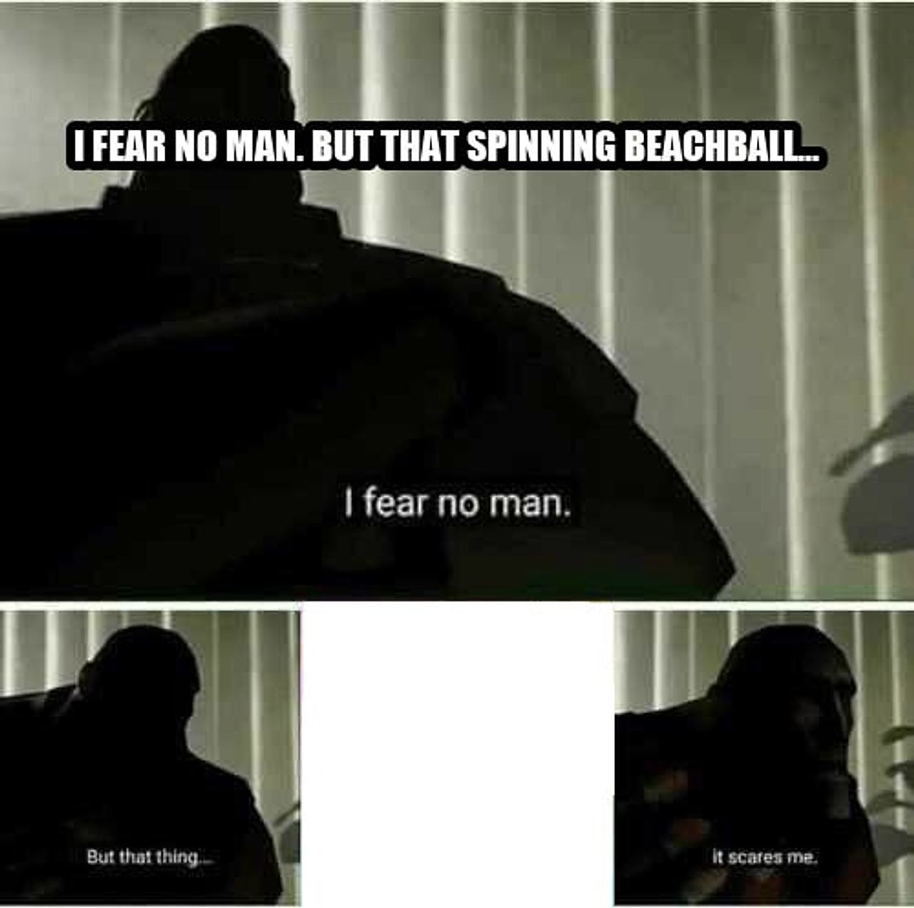 I fear no man seeded example