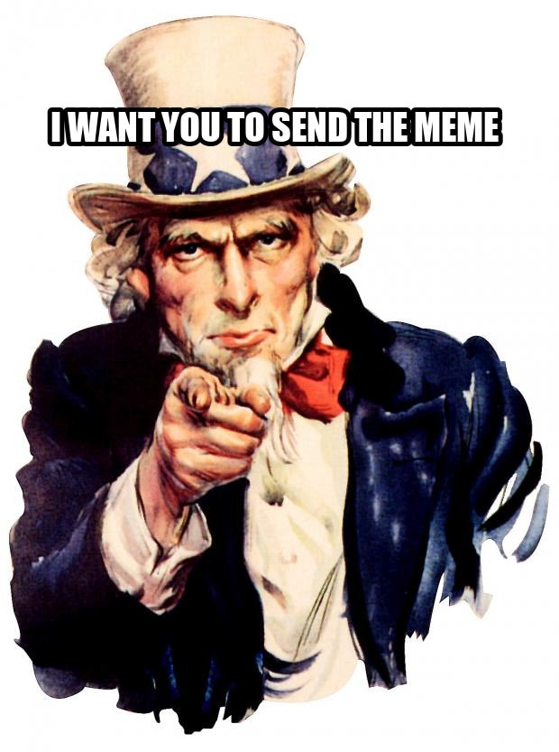 I WANT YOU seeded example