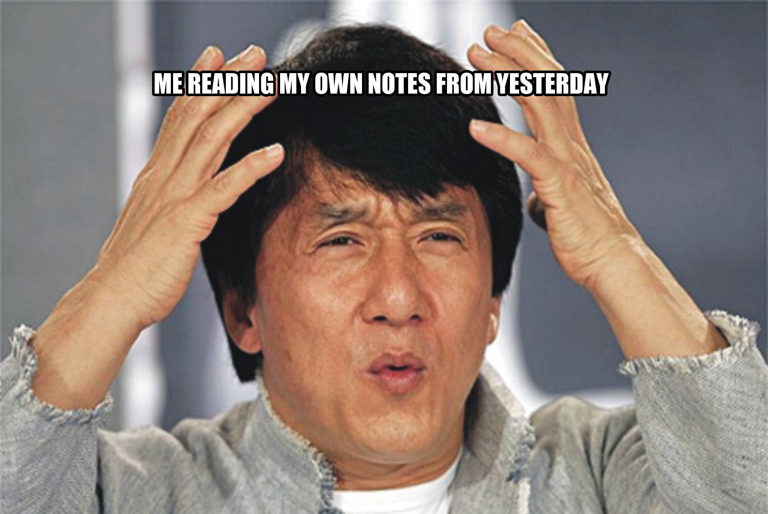 Jackie Chan Confused seeded example