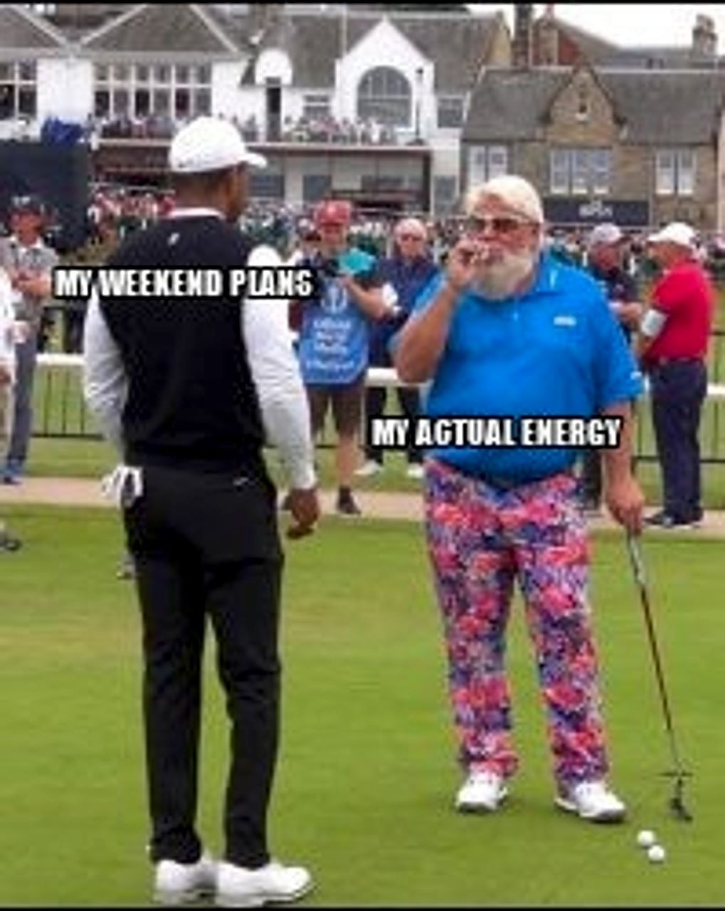 John Daly and Tiger Woods seeded example
