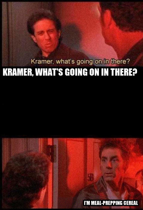 Kramer, what's going on in there seeded example