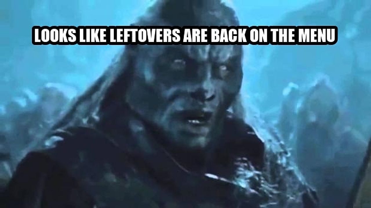 Lord of the Rings Meat's back on the menu seeded example