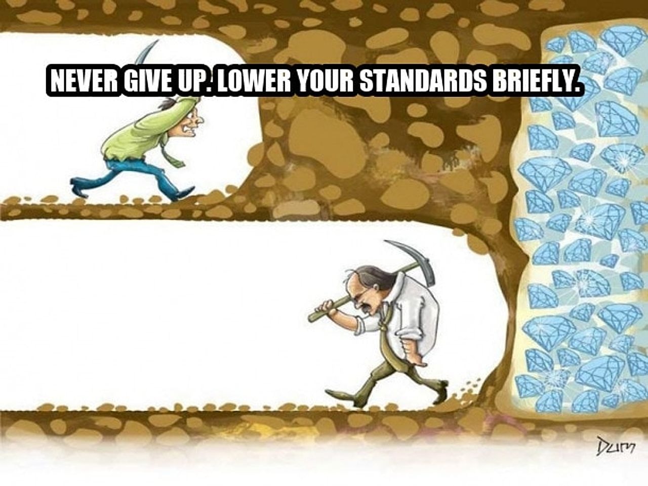 Never give up seeded example