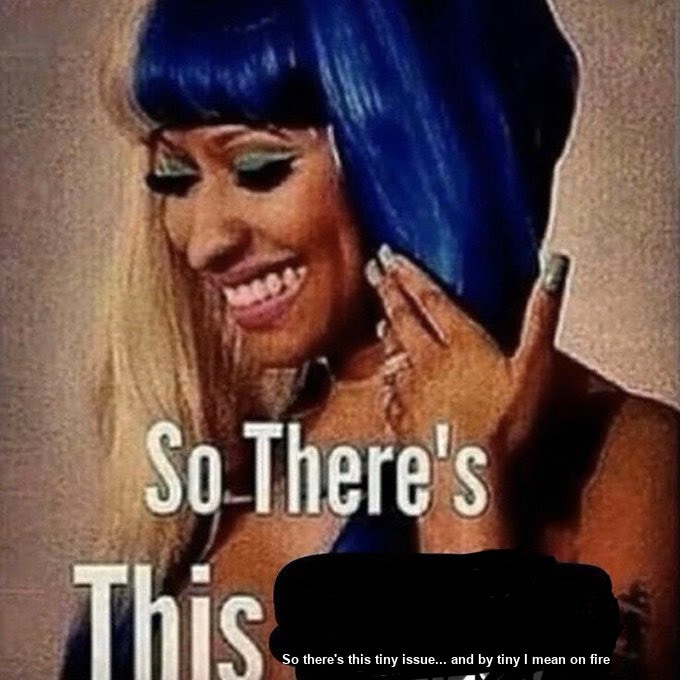 Nicki Minaj “So there’s this...” seeded example