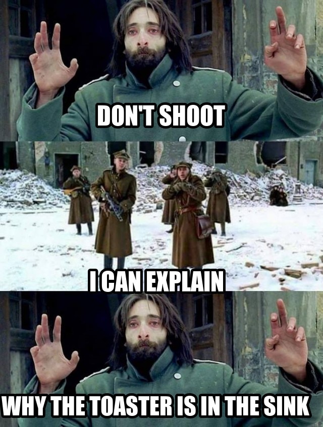 no disparen/ Dont shoot seeded example