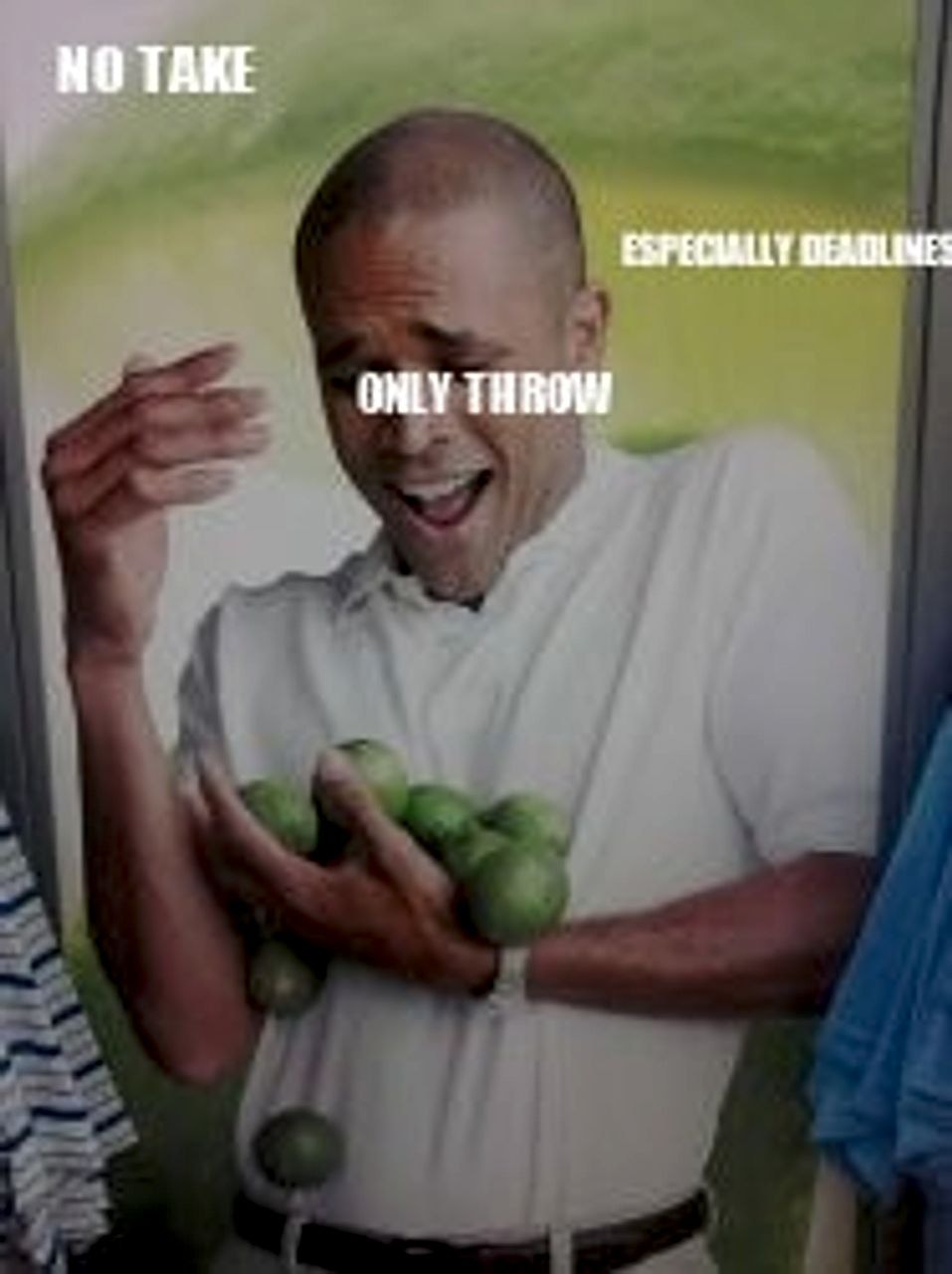 No Take, Only Throw seeded example