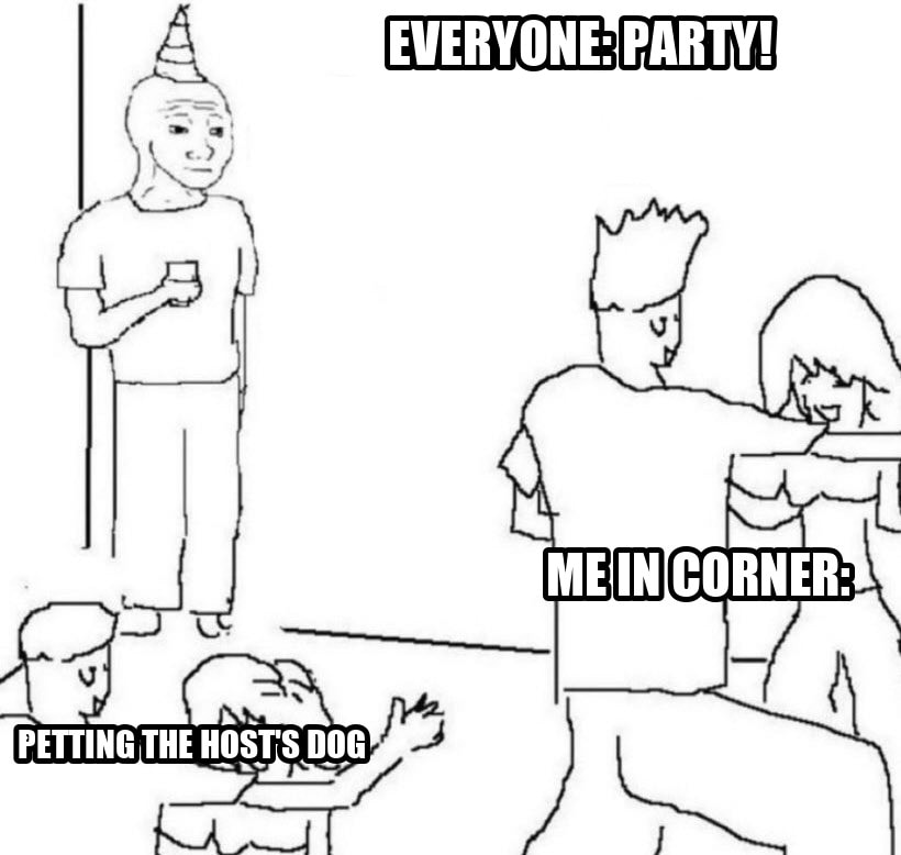 party loner seeded example