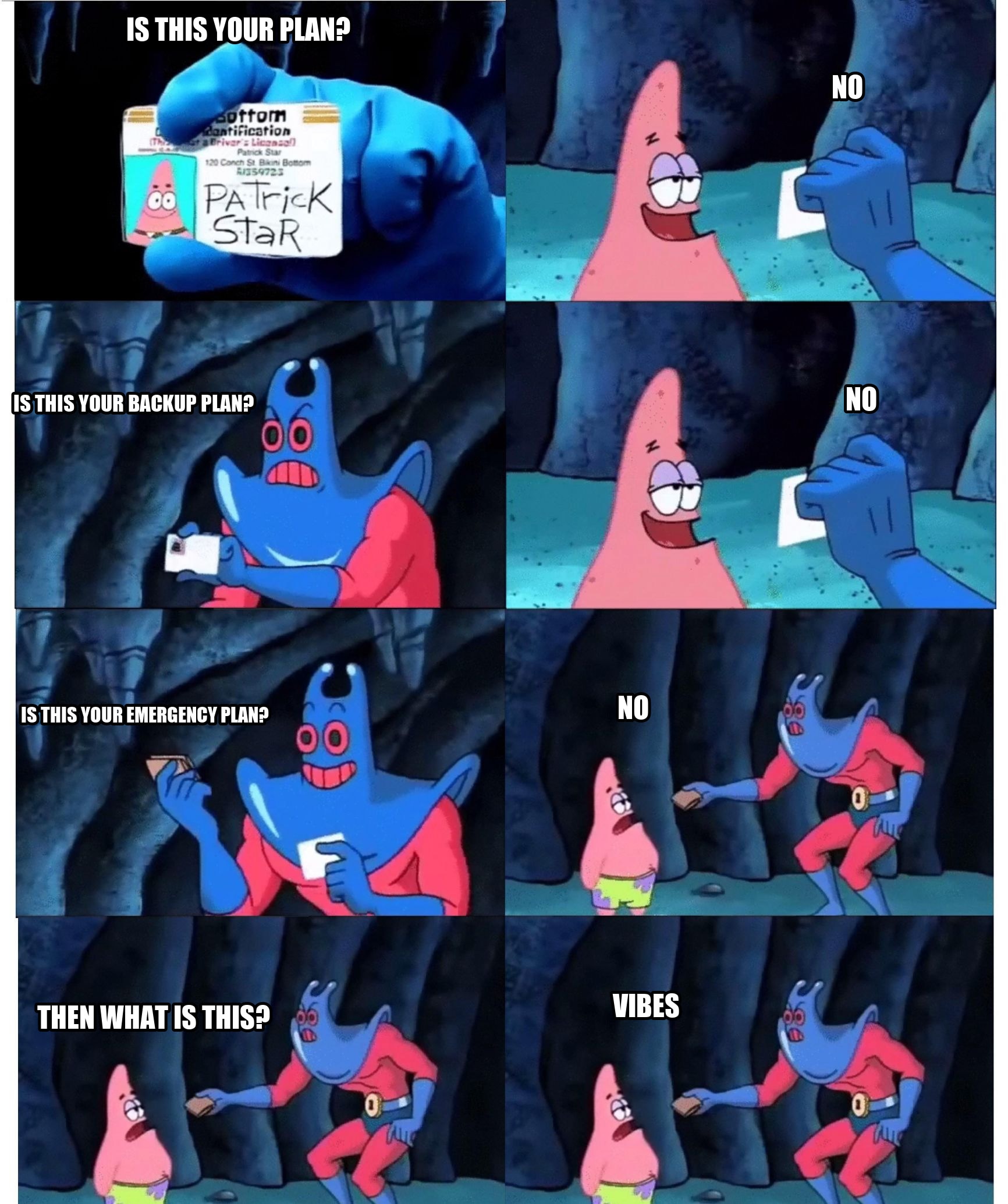 patrick not my wallet seeded example