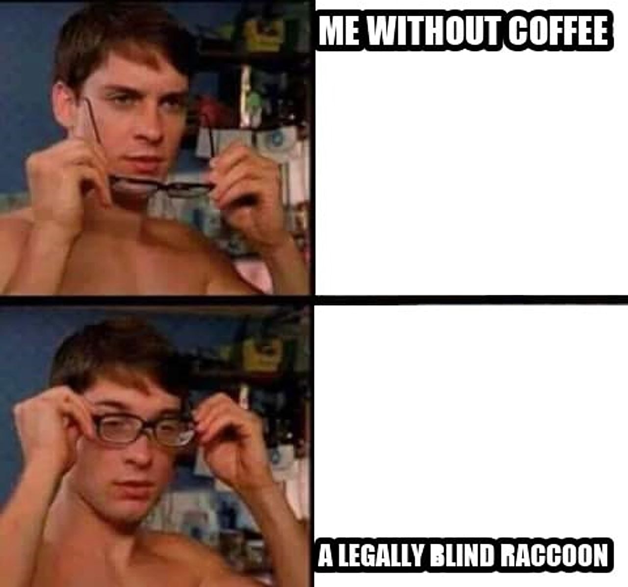 Peter Parker's Glasses seeded example