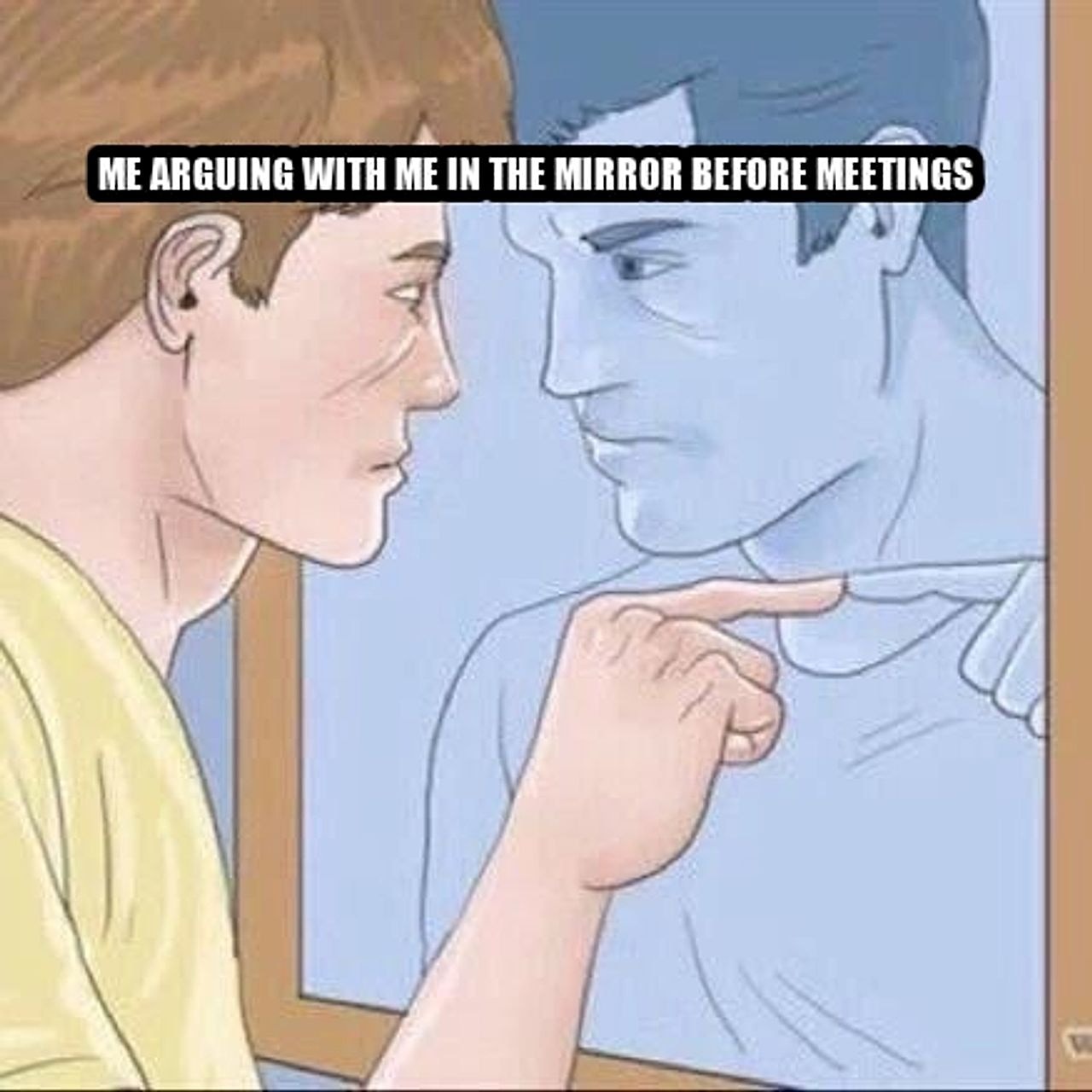 Pointing mirror guy seeded example