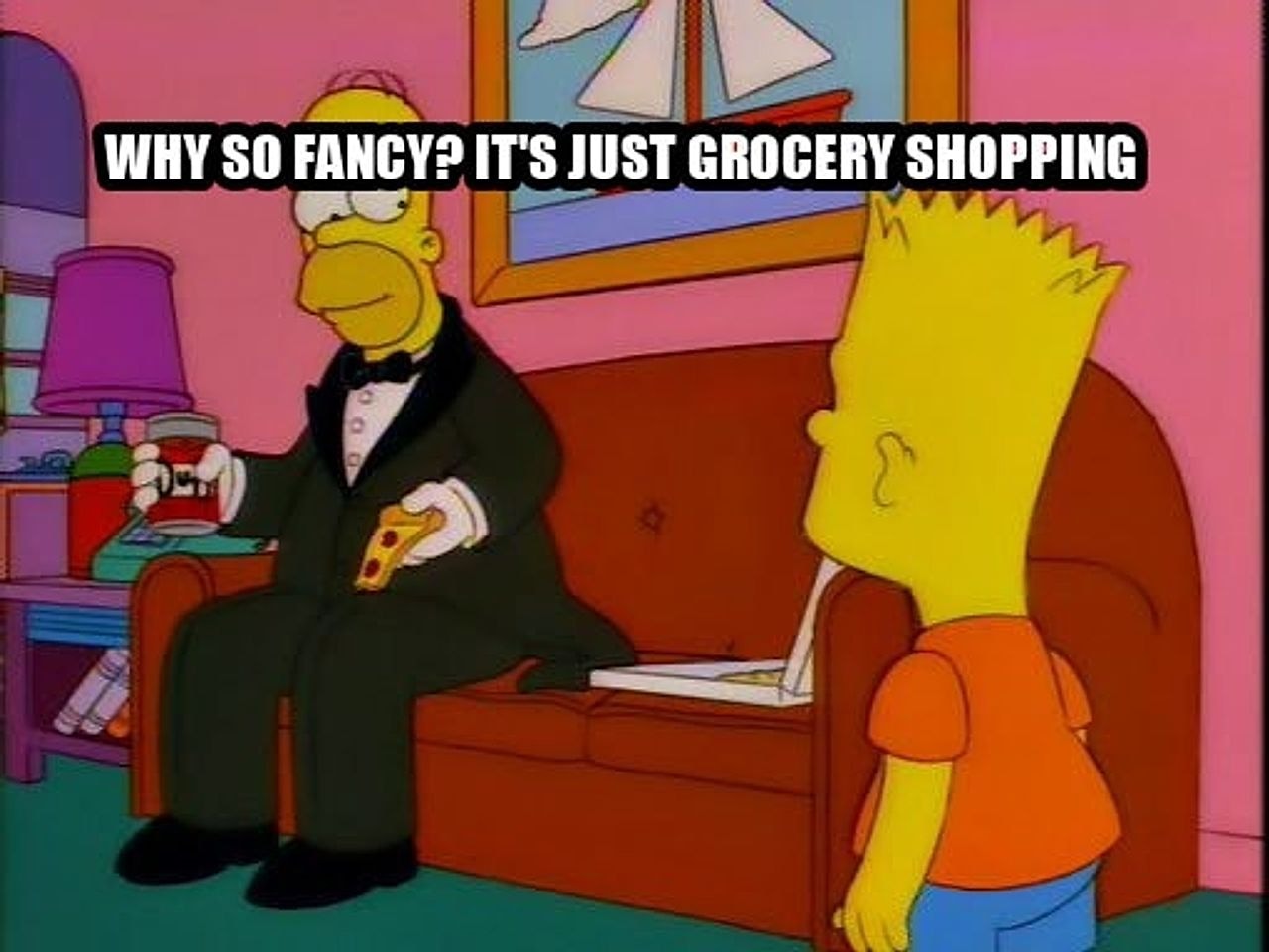 Por que tan elegante homero seeded example