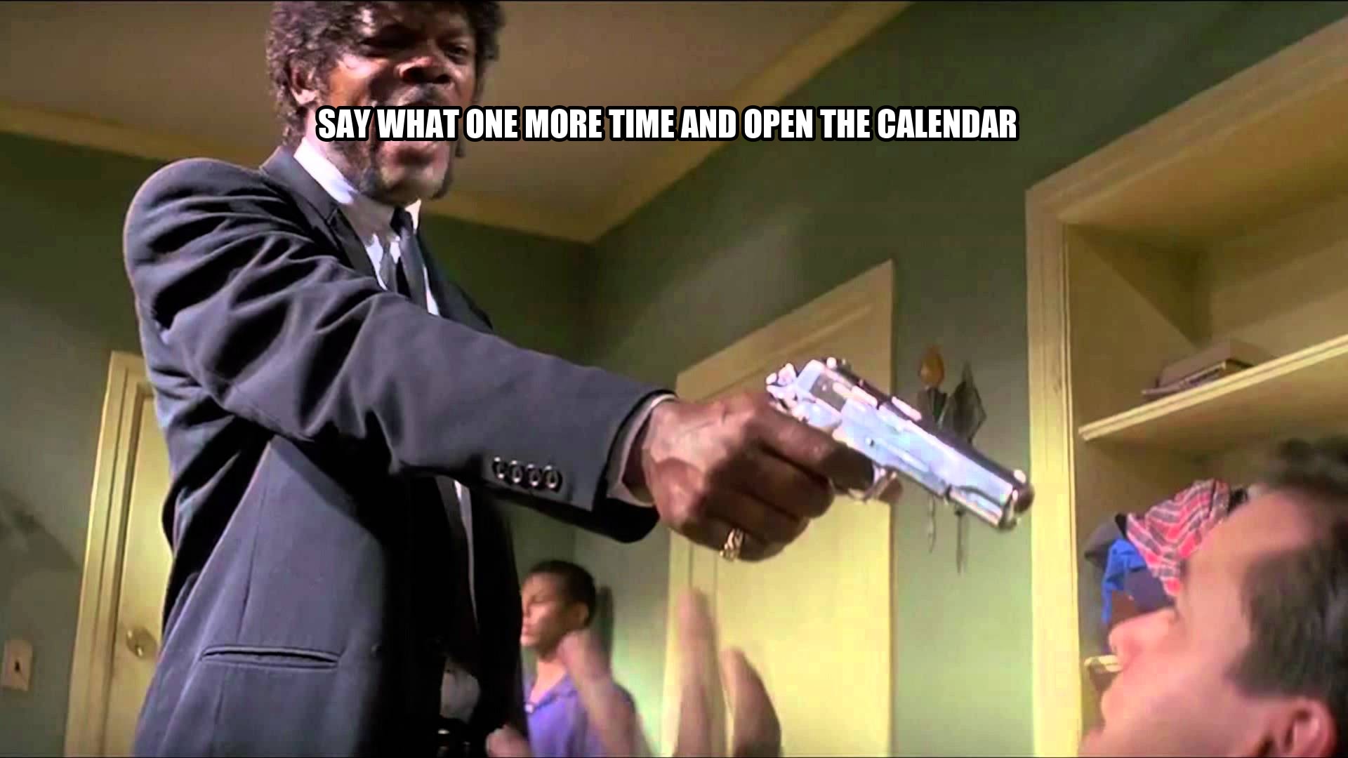 Pulp Fiction Say What One More Time seeded example