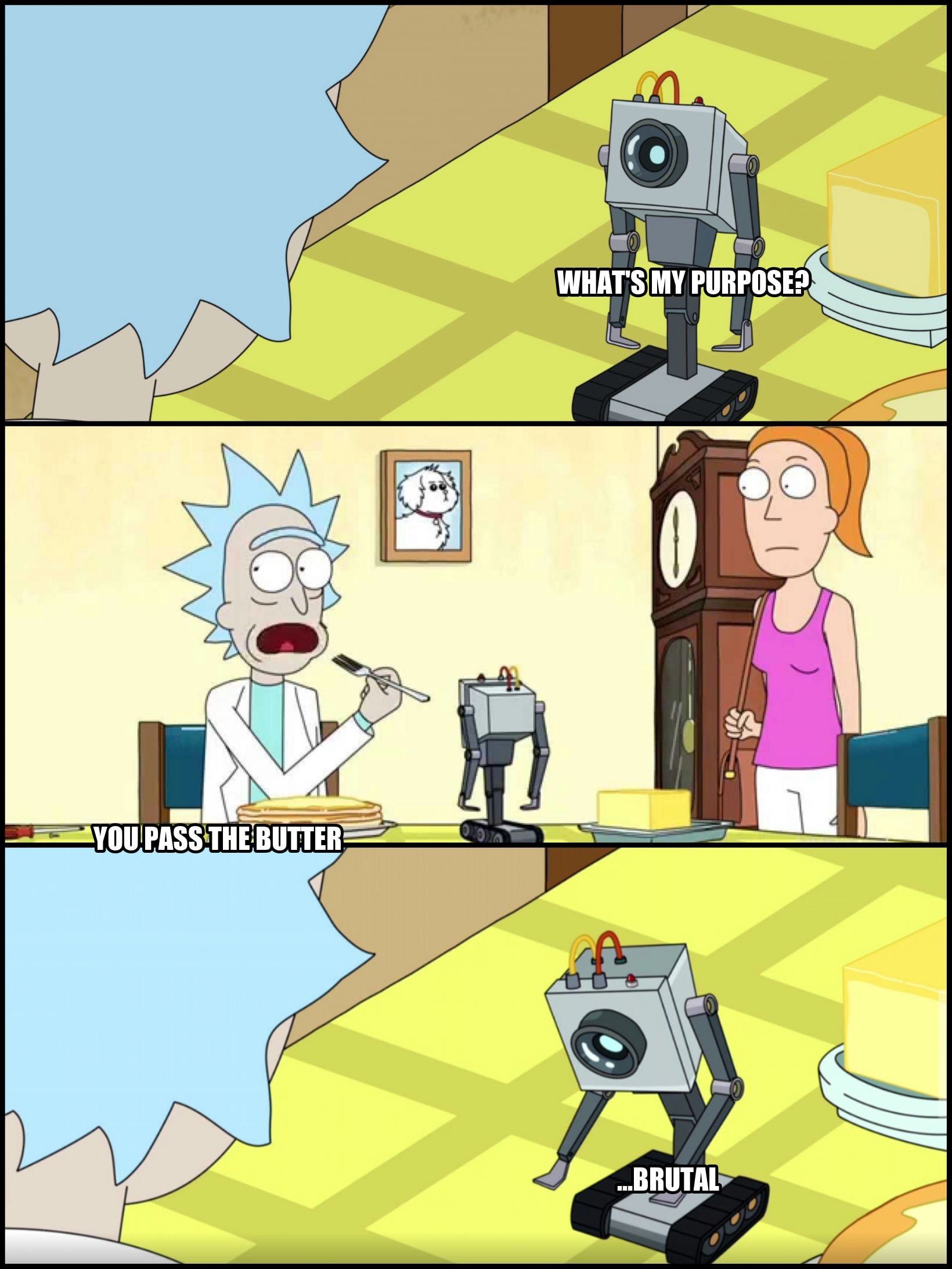 Rick and Morty Butter seeded example