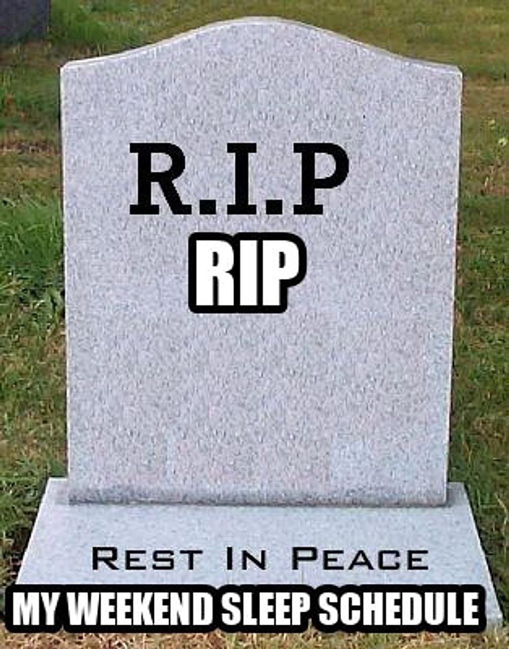 RIP headstone seeded example
