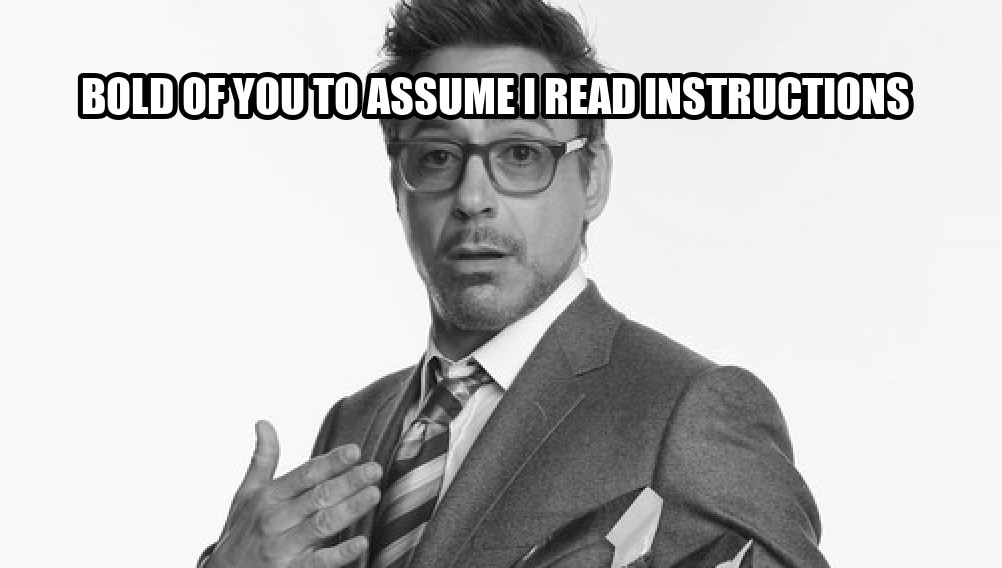 Robert Downey Jr's Comments seeded example