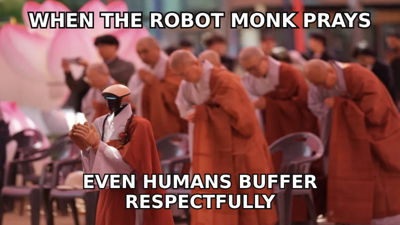 Robot Monk seeded example