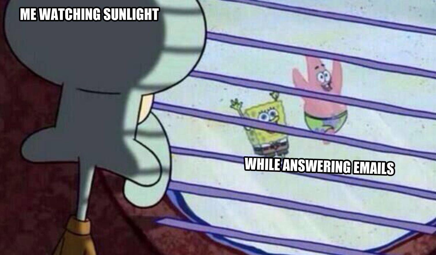 Spongebob looking out window seeded example