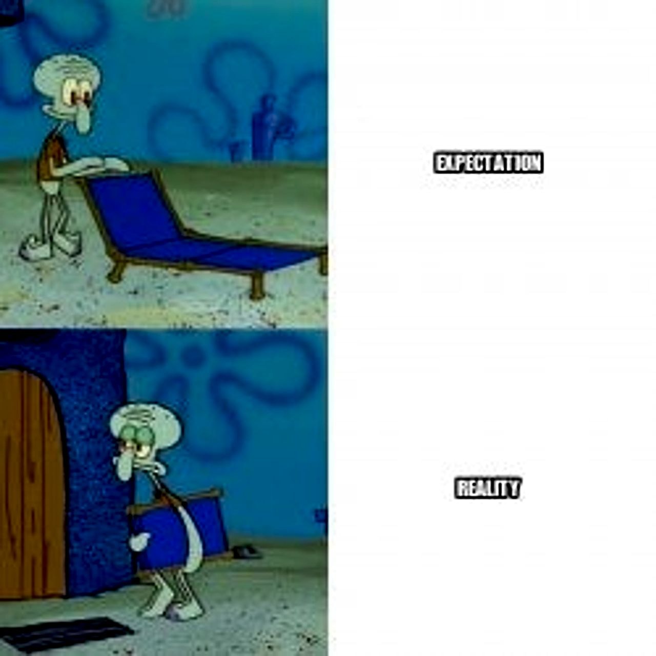 Squidward chair seeded example