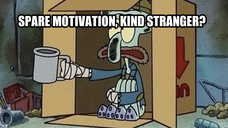 Squidward Spare Change seeded example