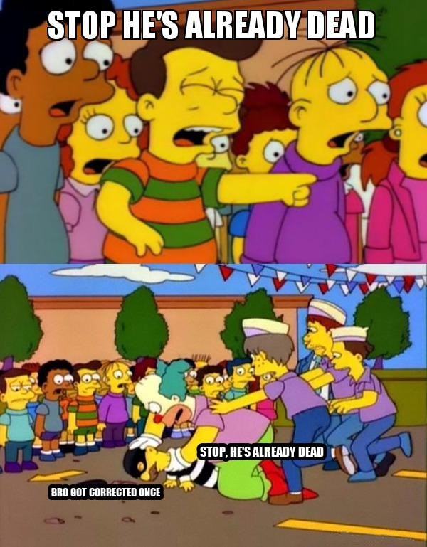 Stop He's Already Dead seeded example