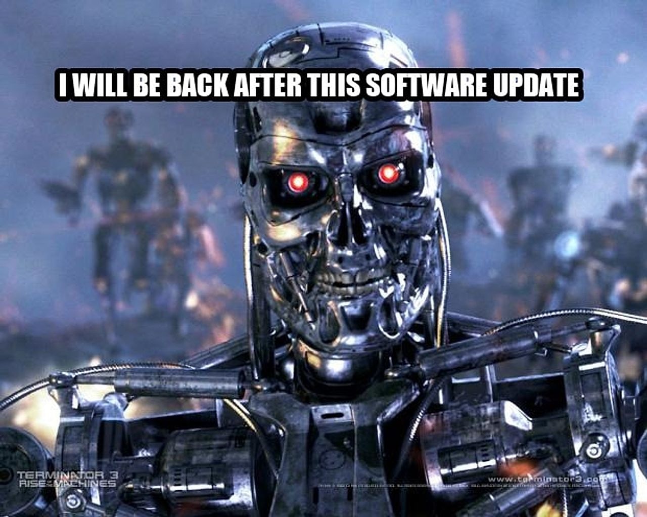 Terminator Robot T-800 seeded example