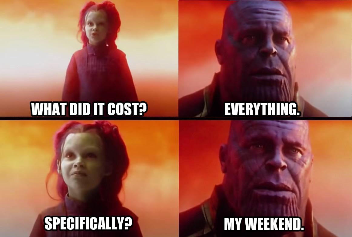 thanos what did it cost seeded example