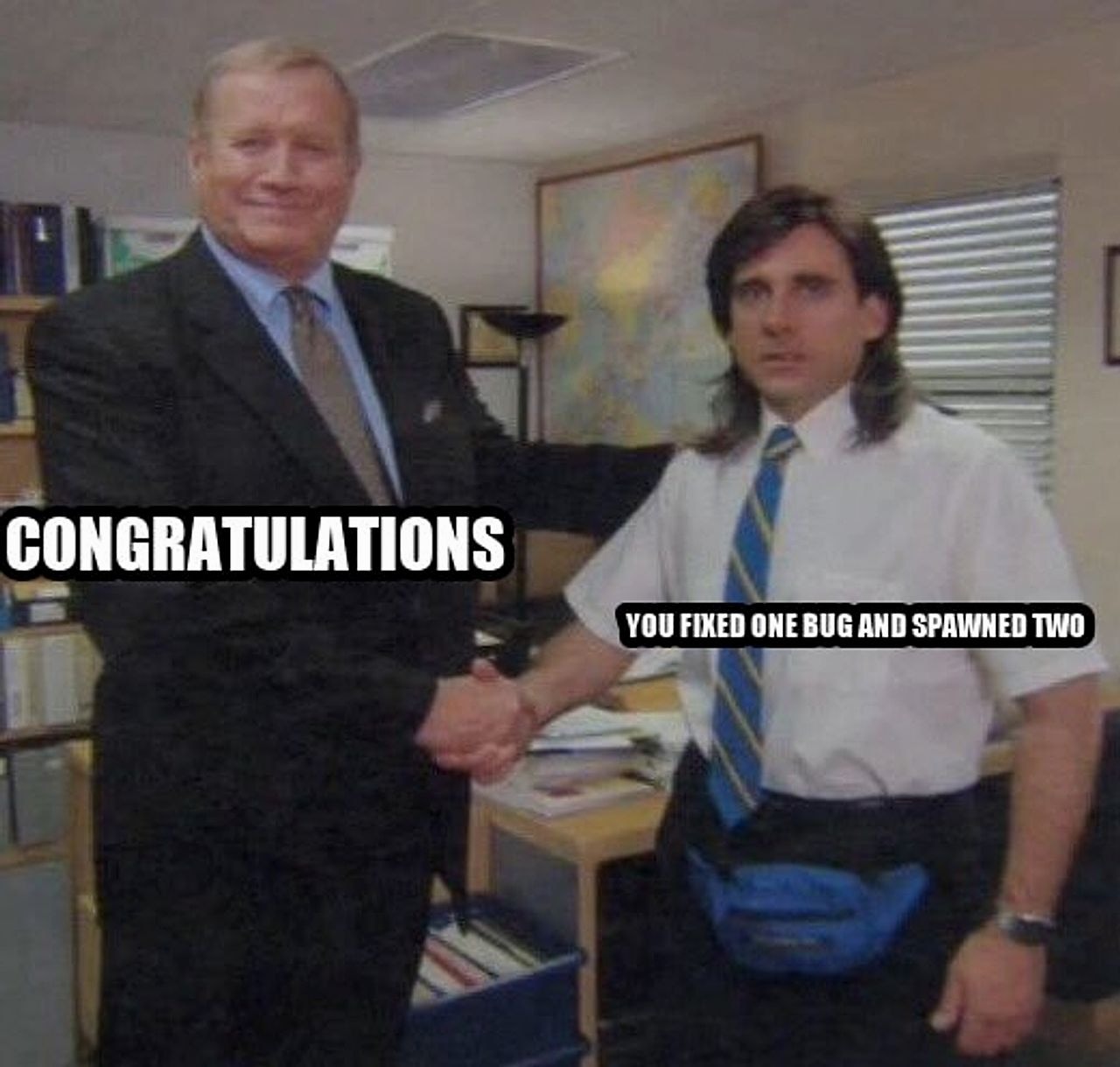 the office congratulations seeded example