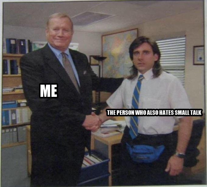 the office handshake seeded example